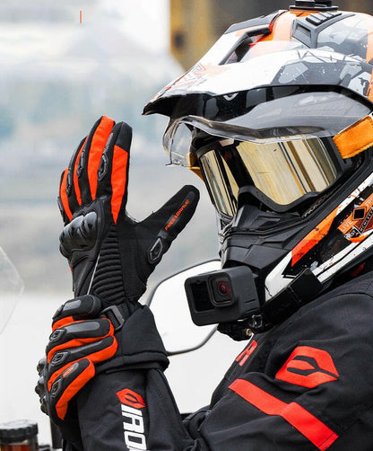 Warm Waterproof Motorbike Gloves for Winter Riding