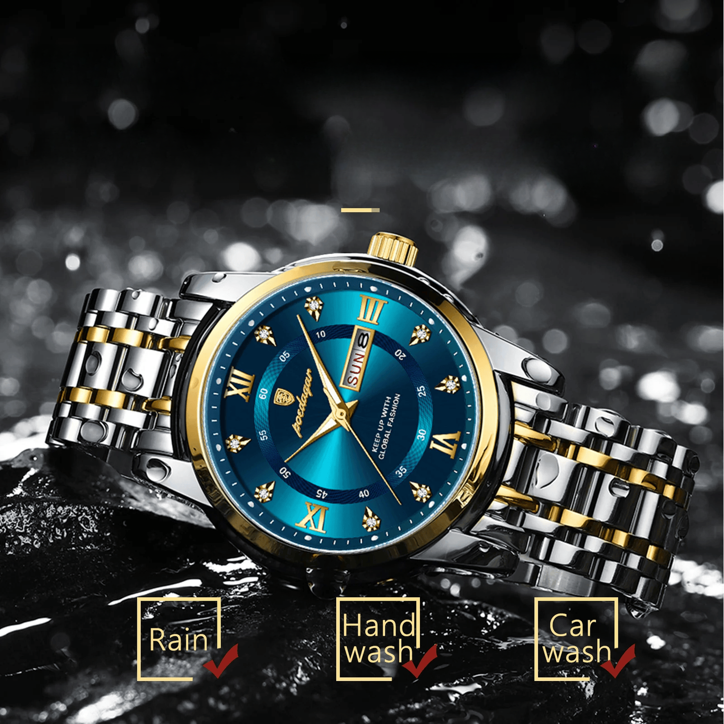 Luxury Quartz Chronograph Watch