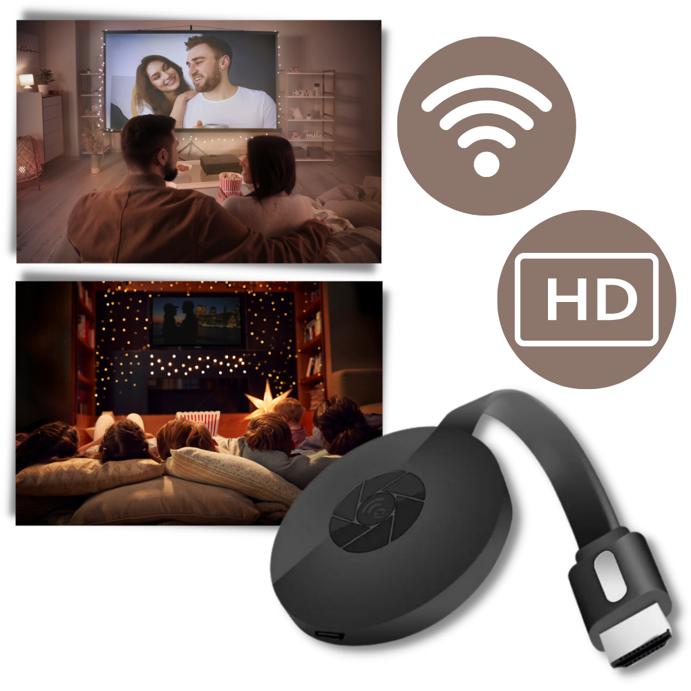 Wireless Phone Streaming Device for TV