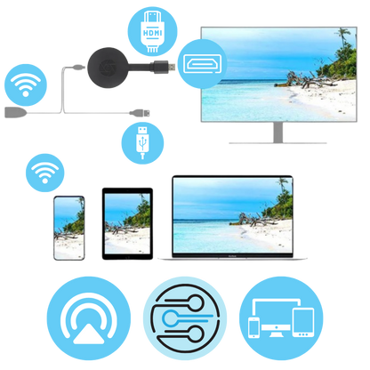 Wireless Phone Streaming Device for TV