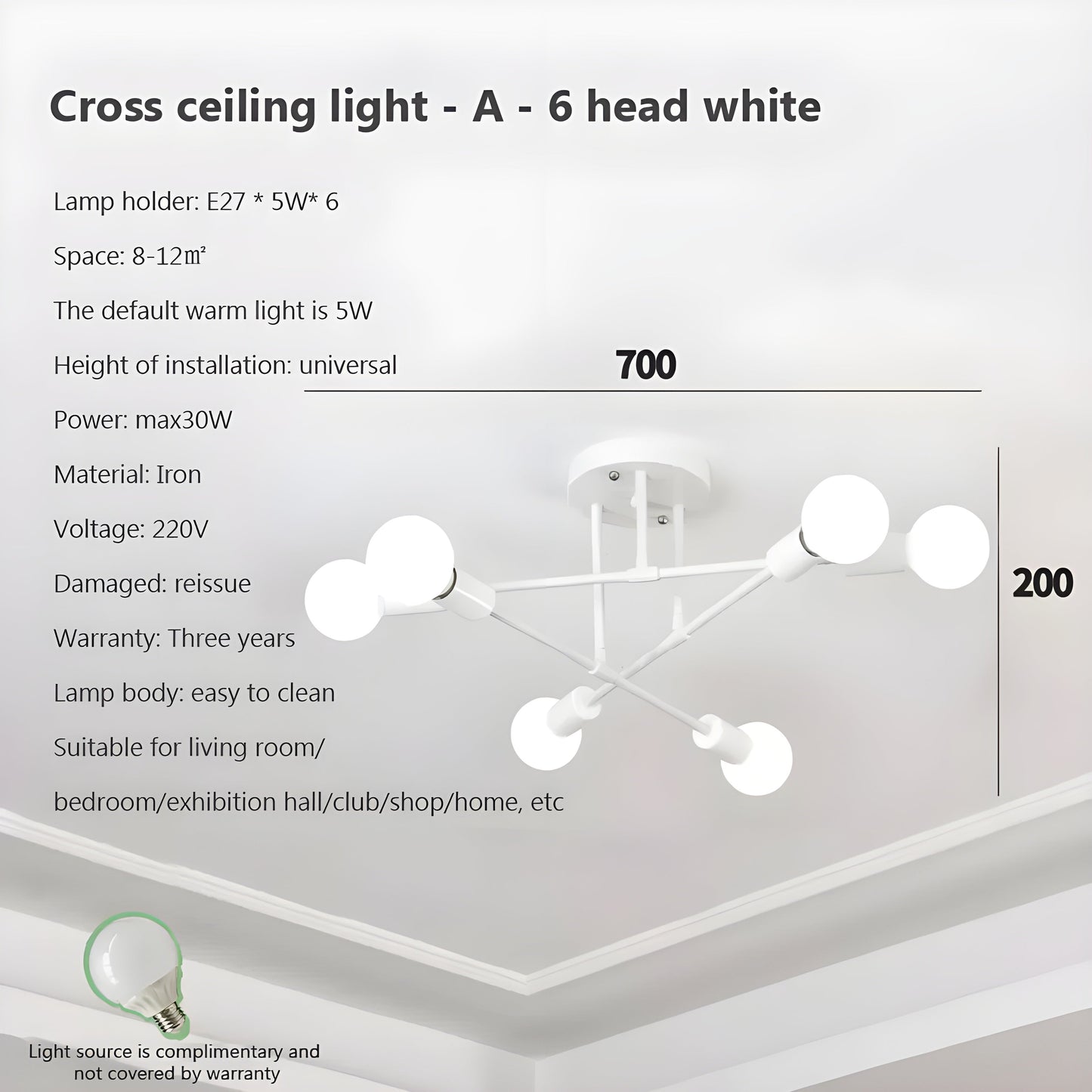 Stylish Gold Pendant Light Fixture