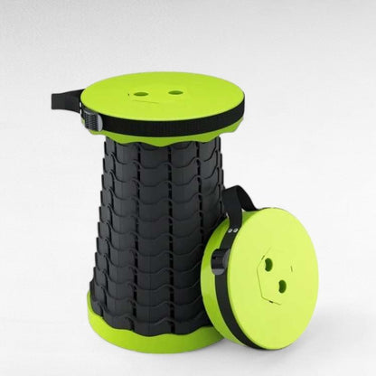 Portable Folding Stool, Compact Adjustable Seat