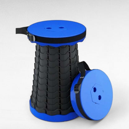 Portable Folding Stool, Compact Adjustable Seat