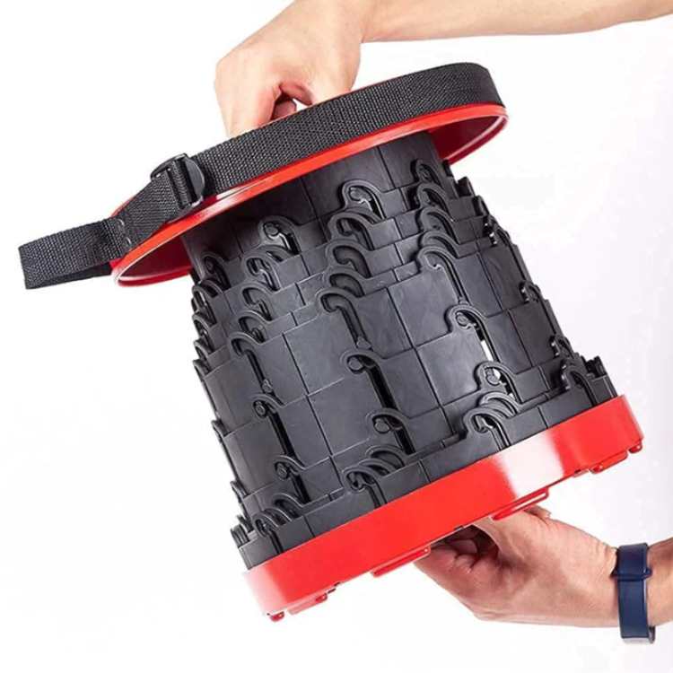 Portable Folding Stool, Compact Adjustable Seat