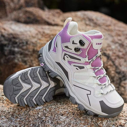 Comfortable Hiking Boots Waterproof Anti-Slip High Top Shoes - Lusomart