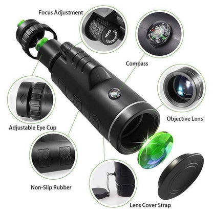 High Definition Waterproof Monocular Telescope