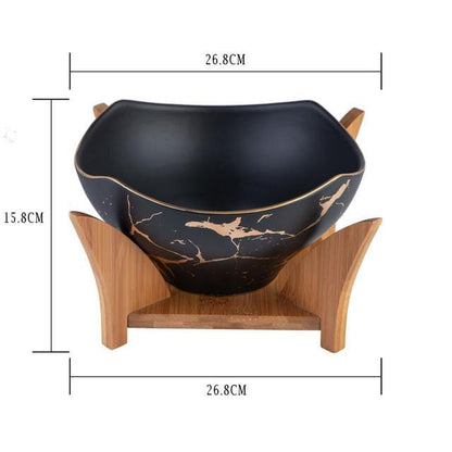 Large Ceramic Serving Salad Bowl for Parties
