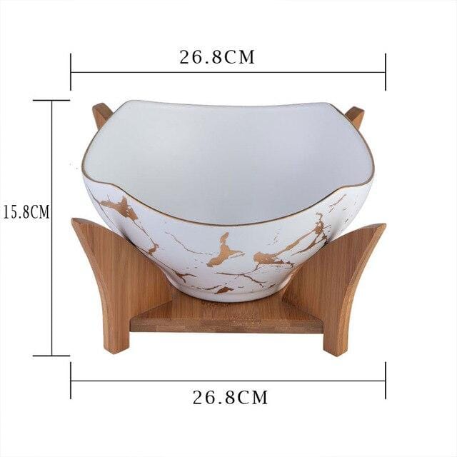 Large Ceramic Serving Salad Bowl for Parties
