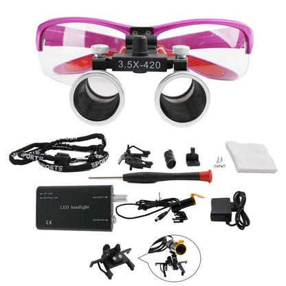 Portable Dental Magnifying Loupes With LED Light