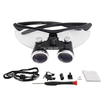 Portable Dental Magnifying Loupes With LED Light
