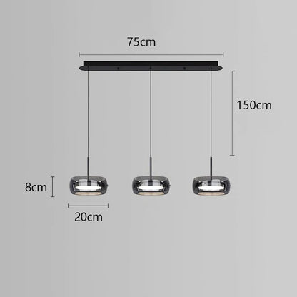 Transparent Glass Drop Light