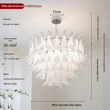 Elegant Glass Pendant Chandelier