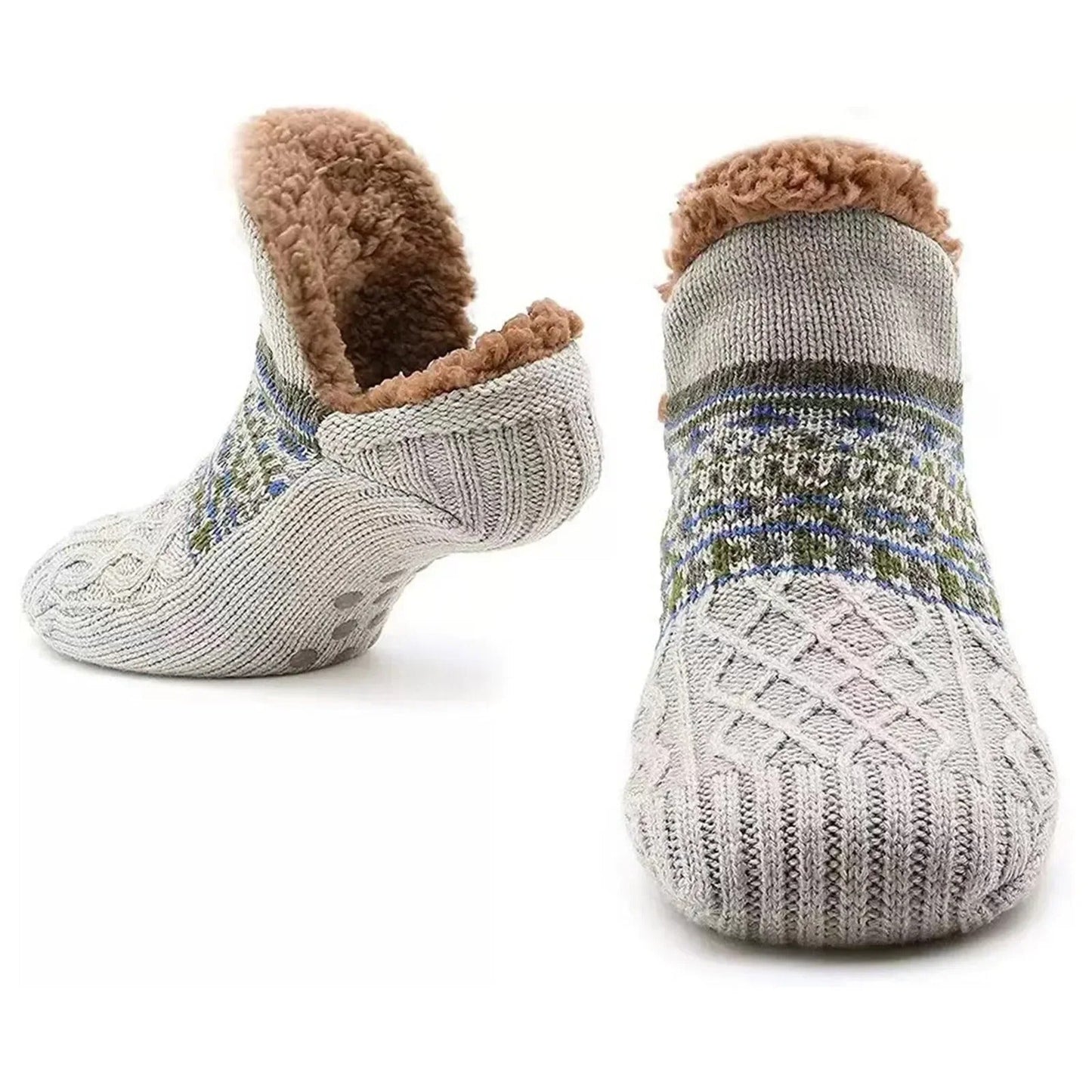 Warm Fuzzy Non Slip Winter House Socks