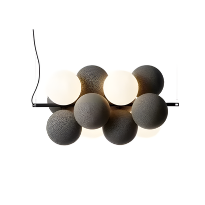 Modern Glass Ball Chandelier