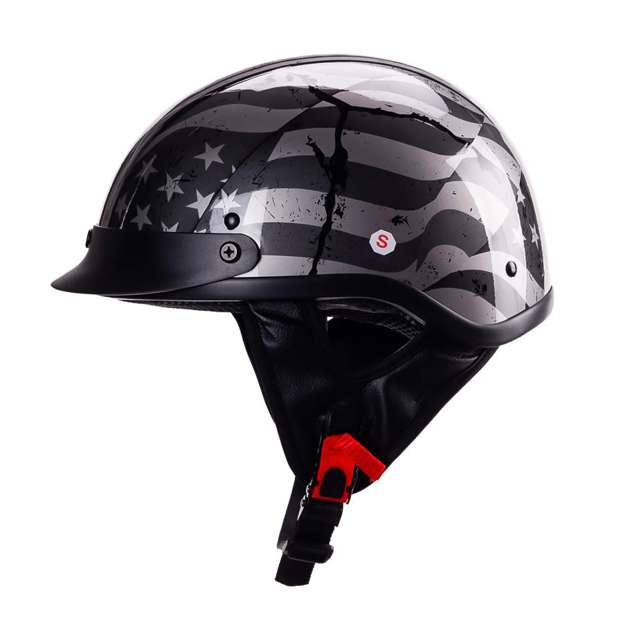 Sport Shield DOT Helmet With Clear UV Face Shield