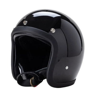 Classic Vintage Motorcycle Helmet DOT ECE Certified