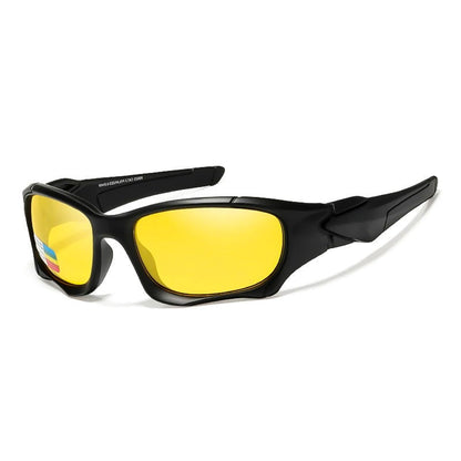 Premium Polarized Biker Sunglasses Durable TR90 Frame