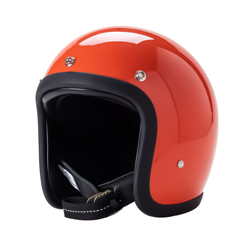 Classic Vintage Motorcycle Helmet DOT ECE Certified