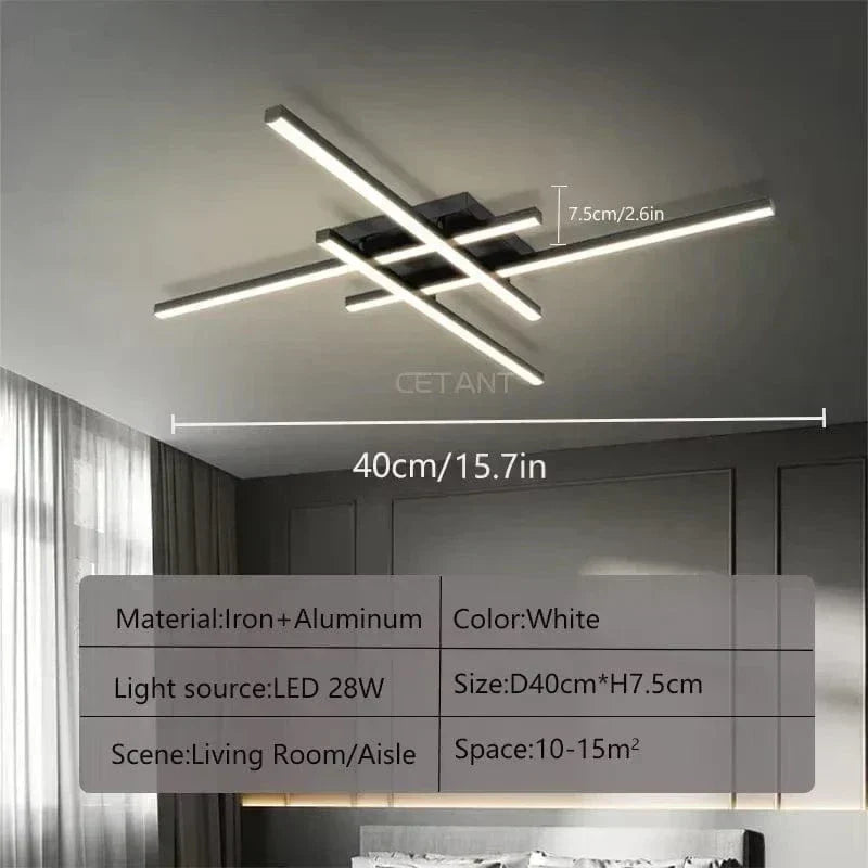 Bright LED Ceiling Lamp Energy Saving 30-50cm Diameter