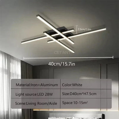 Bright LED Ceiling Lamp Energy Saving 30-50cm Diameter