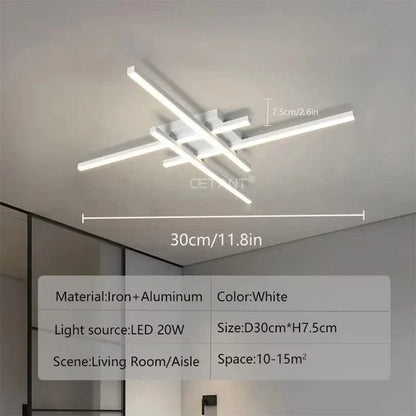 Bright LED Ceiling Lamp Energy Saving 30-50cm Diameter