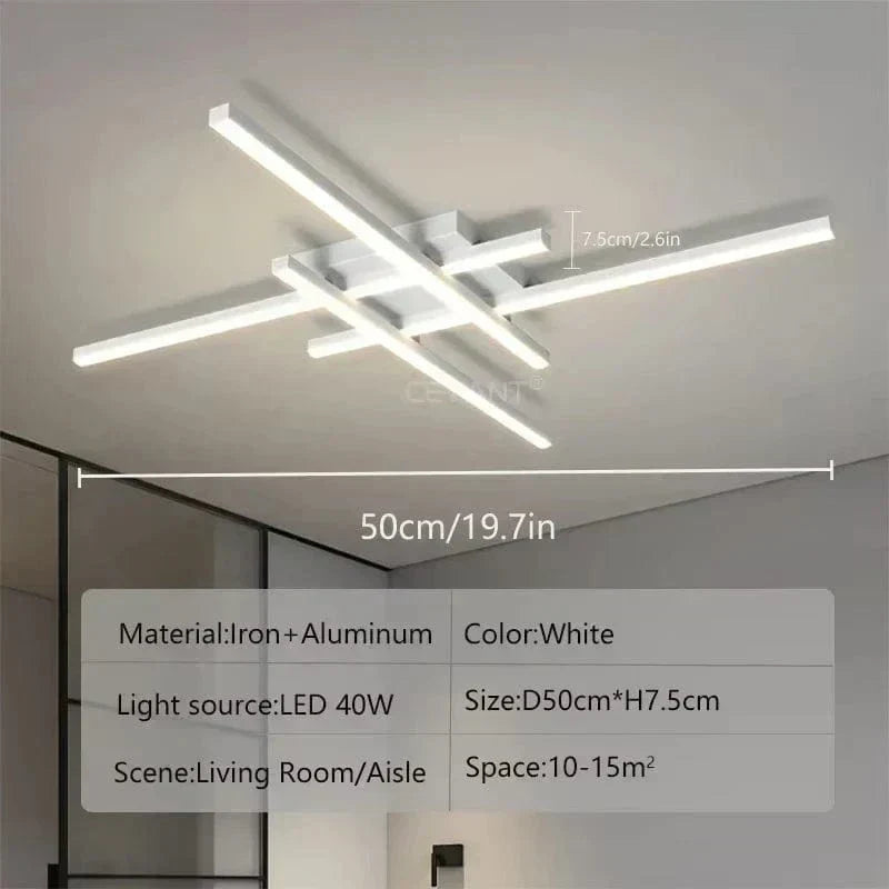 Bright LED Ceiling Lamp Energy Saving 30-50cm Diameter