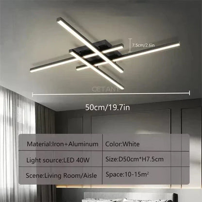 Bright LED Ceiling Lamp Energy Saving 30-50cm Diameter