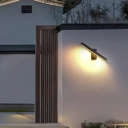 Weatherproof Outdoor Motion Sensor Wall Lamp, Adjustable