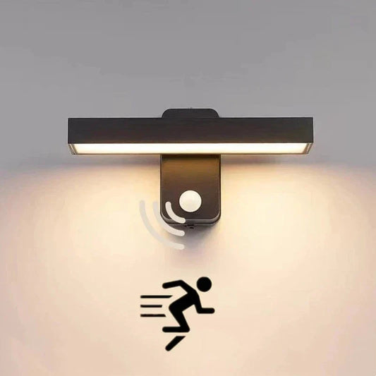 Weatherproof Outdoor Motion Sensor Wall Lamp, Adjustable - Lusomart