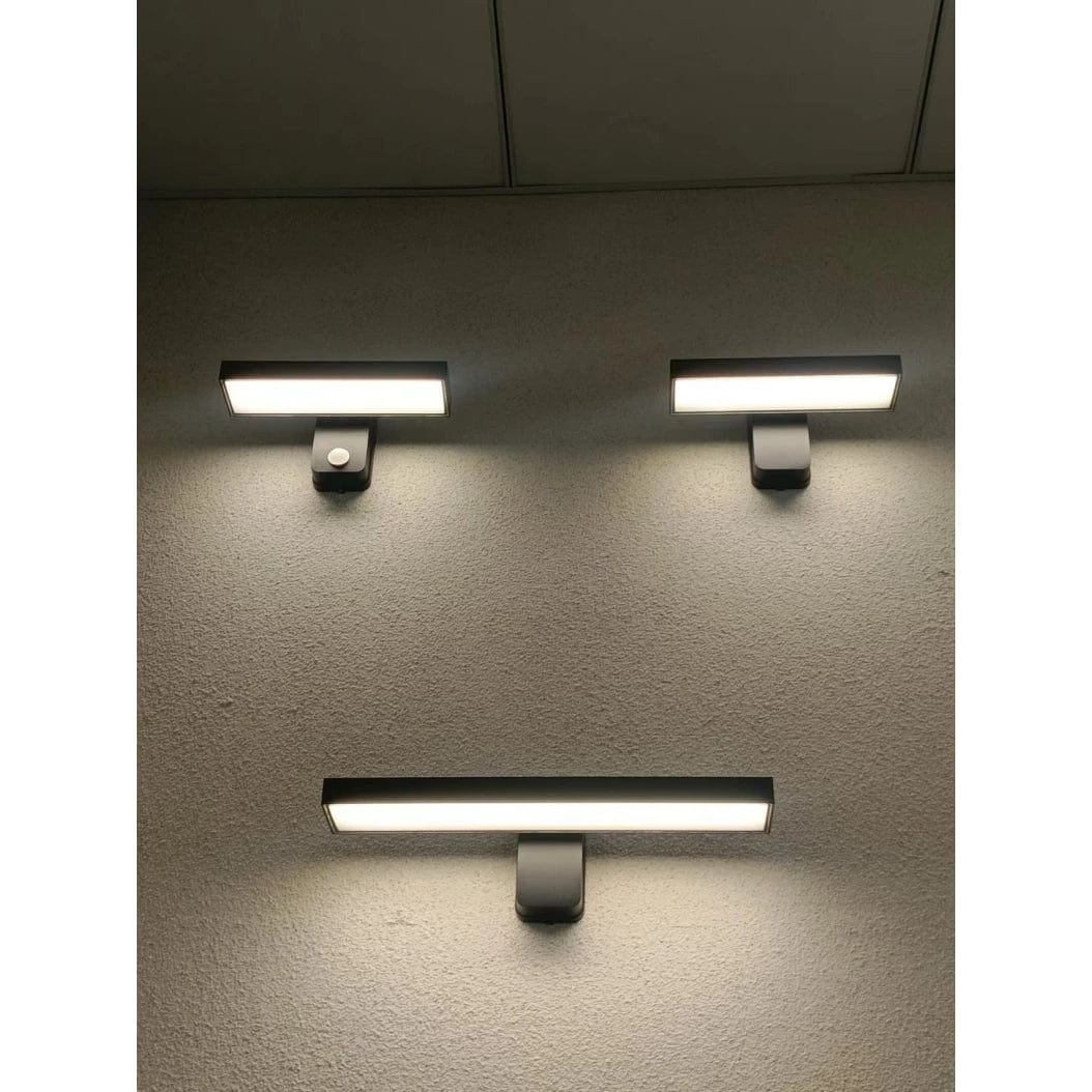 Weatherproof Outdoor Motion Sensor Wall Lamp, Adjustable