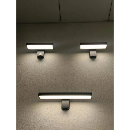 Weatherproof Outdoor Motion Sensor Wall Lamp, Adjustable