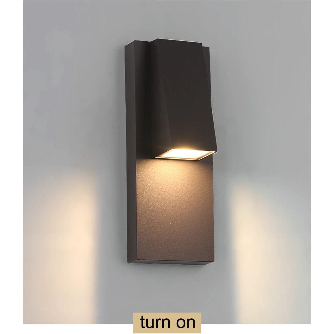 Classic Black Weatherproof Outdoor LED Wall Light