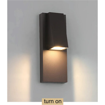 Classic Black Weatherproof Outdoor LED Wall Light