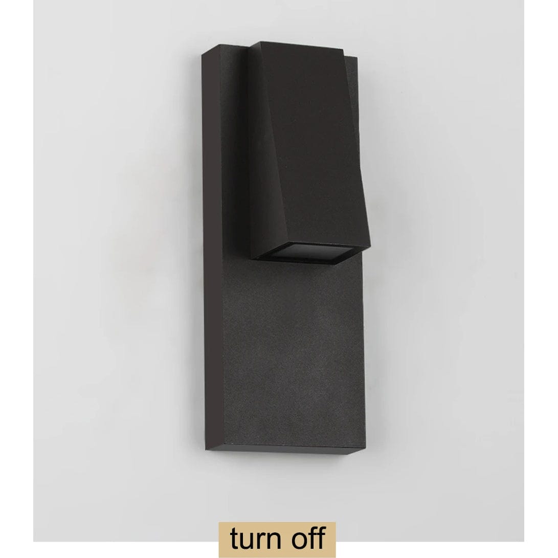 Classic Black Weatherproof Outdoor LED Wall Light