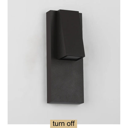 Classic Black Weatherproof Outdoor LED Wall Light