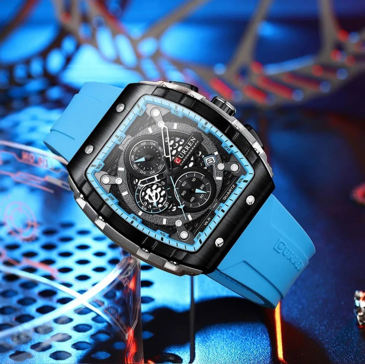 Stylish Quartz Chronograph Men's Watch