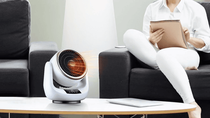 Compact Quiet Personal Fan with Remote Control