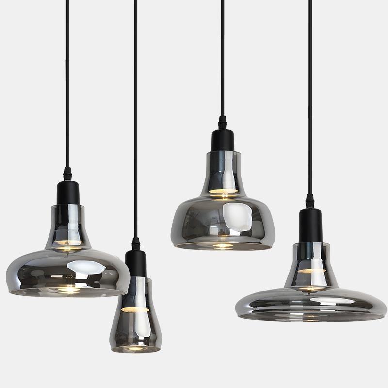 Elegant Vintage Glass Hanging Lamp