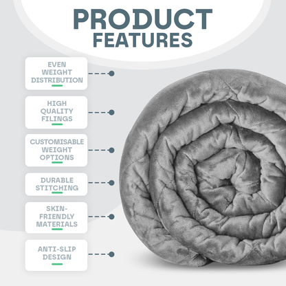 Soothing Weighted Blanket for Adults and Children