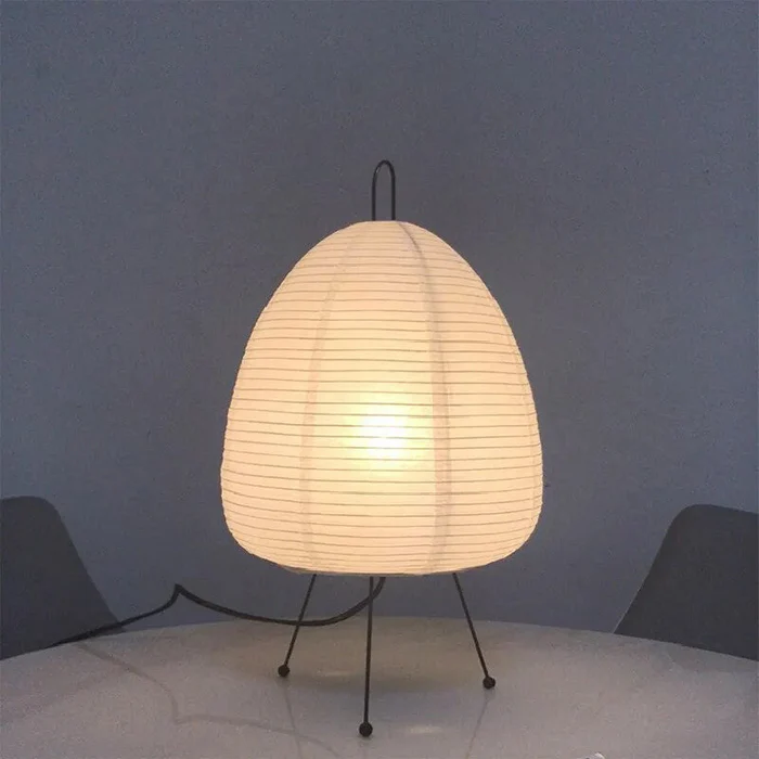 Traditional Asian Style Paper Table Light