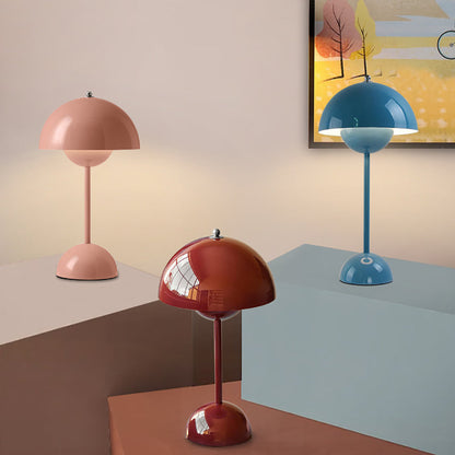 Retro Style Mushroom Table Lamp Warm Ambient Light