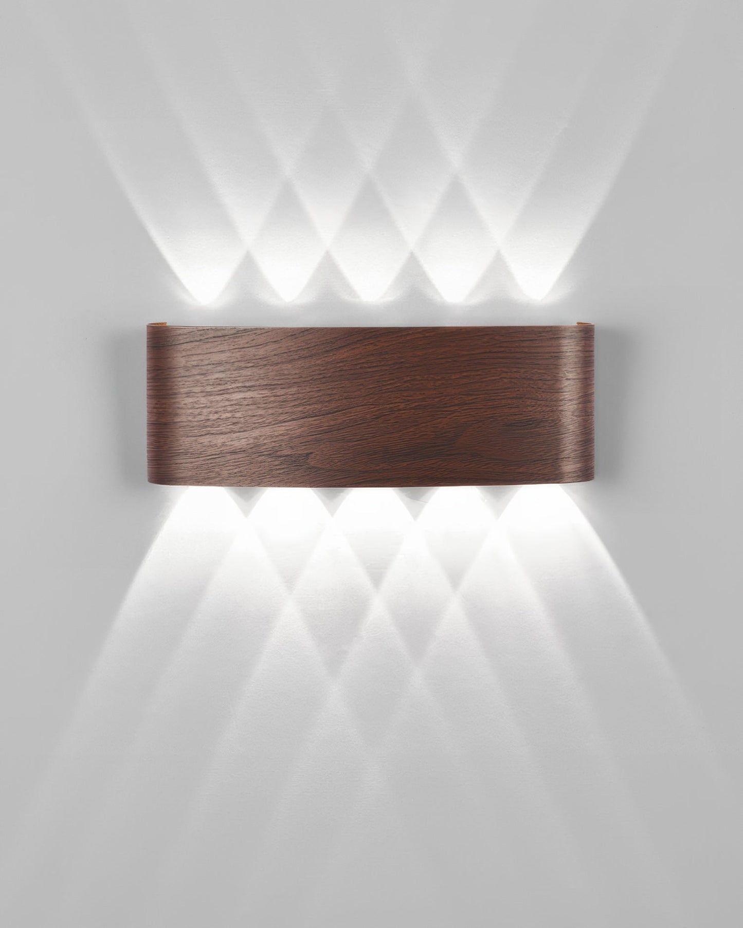Rustic Wood LED Outdoor Wall Light Waterproof