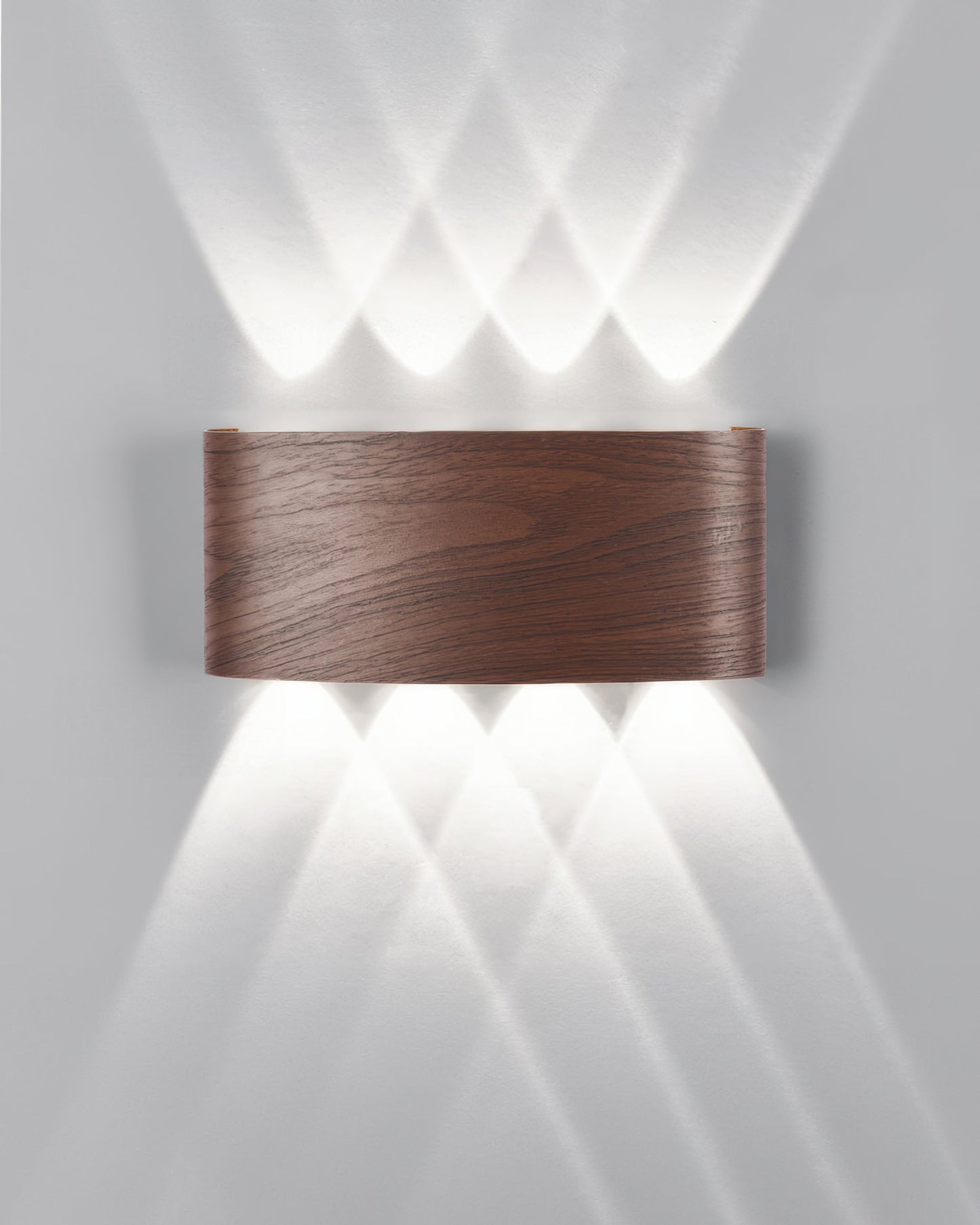 Rustic Wood LED Outdoor Wall Light Waterproof