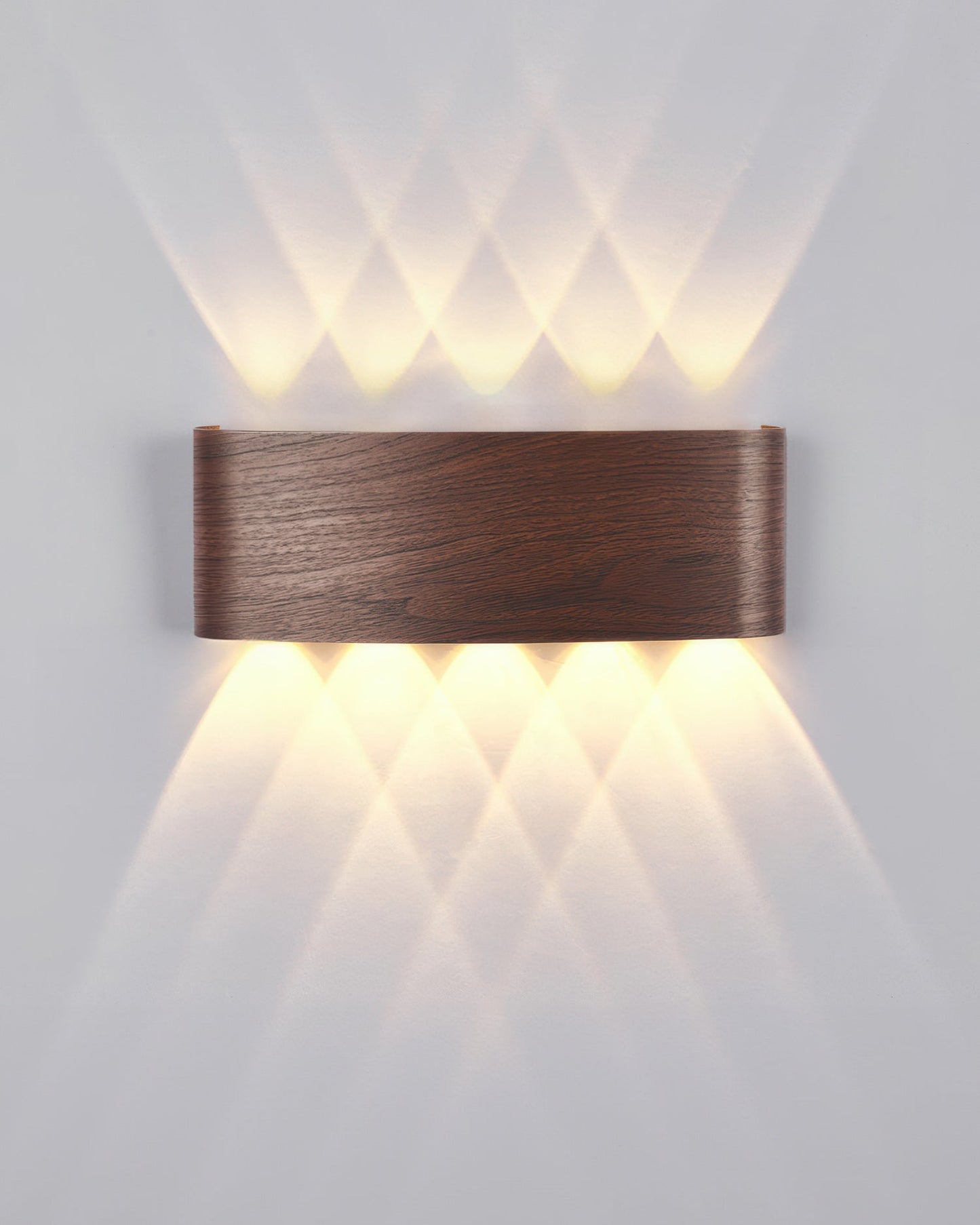 Rustic Wood LED Outdoor Wall Light Waterproof - Lusomart