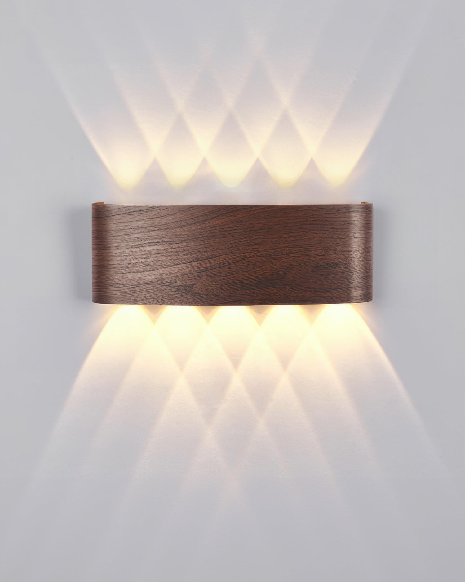 Rustic Wood LED Outdoor Wall Light Waterproof - Lusomart