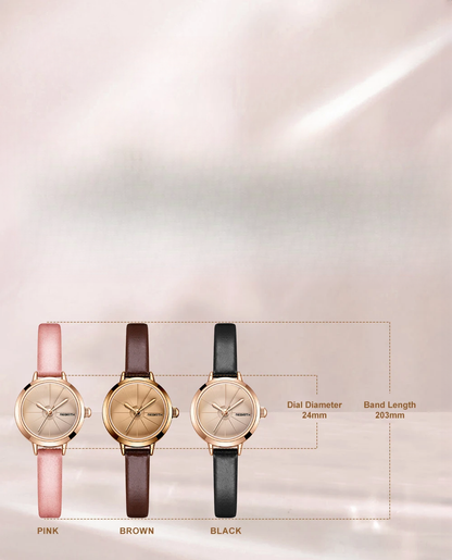 Classic Small Leather Watch for Ladies