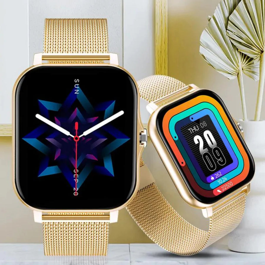 Smart Touch Screen Watch with Bluetooth Connectivity