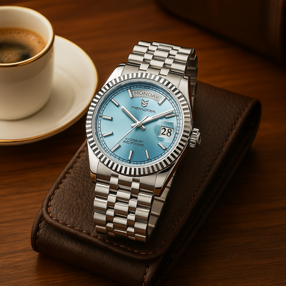 Luxury Auto Stainless Steel Date Watch