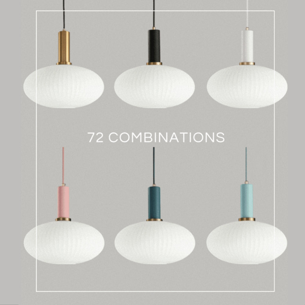Sleek Glass Drop Pendant Light for Home Decor
