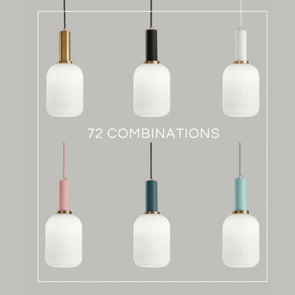 Sleek Glass Drop Pendant Light for Home Decor